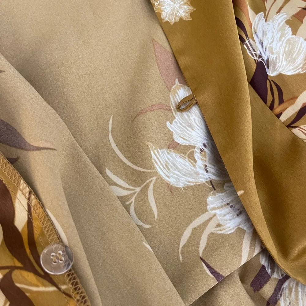 Express x Rocky Barnes Kimono Wrap Dress size XS/S - Picture 6 of 9